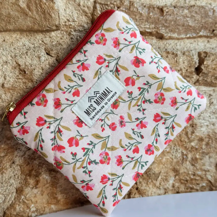 Small Red Bouquet Mini Zipper Pouch