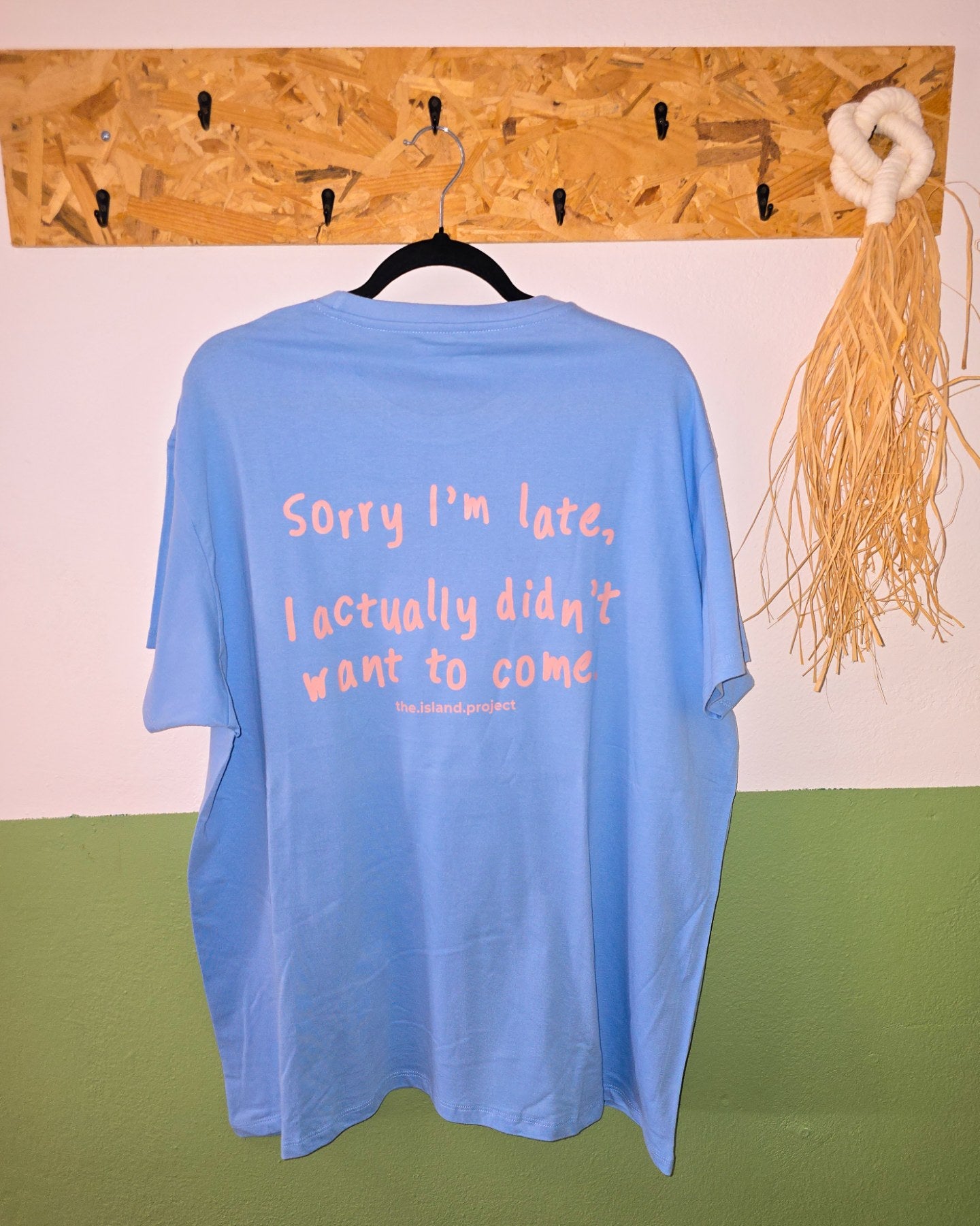 I'm Sorry I'm Late  Unisex Oversized T-Shirt