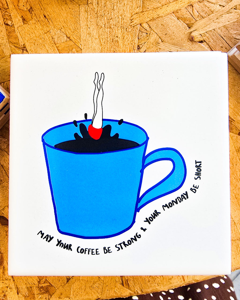 Coffee Be Strong Coaster