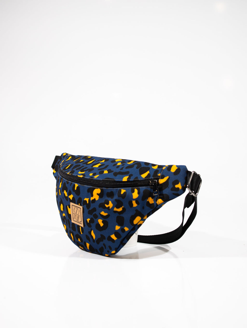 Τσάντα χιαστί Bianca Blue Leopard