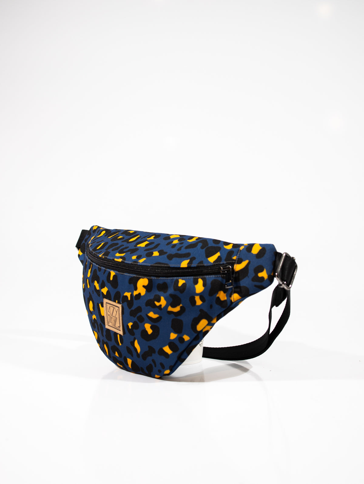 Τσάντα χιαστί Bianca Blue Leopard