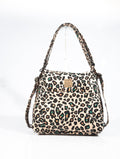 Τσάντα Ώμου Terpsithea Nude Leopard
